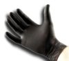 black powder free nitrile gloves medium